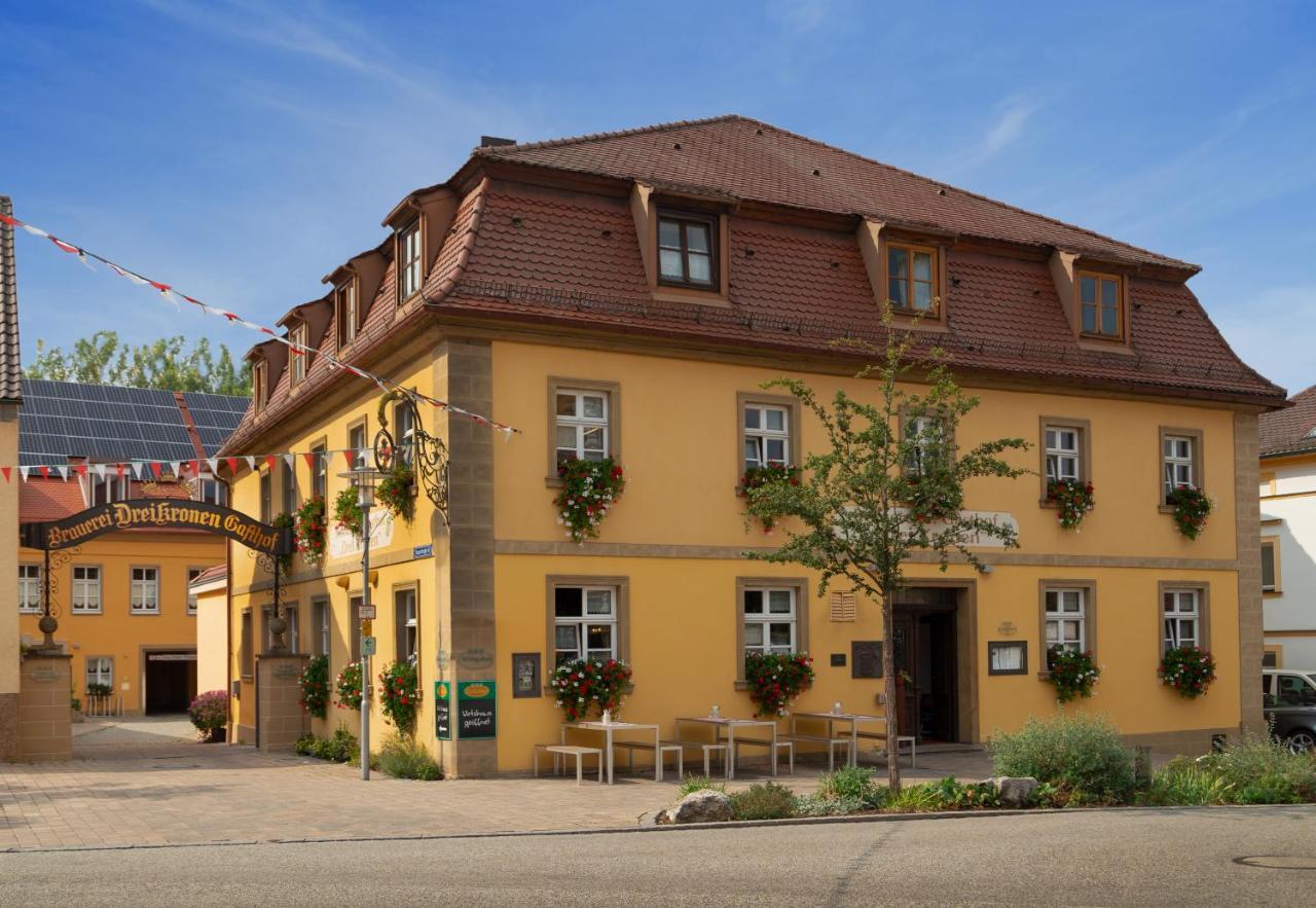 Hotel & Brauereigasthof Drei Kronen Memmelsdorf Exterior photo
